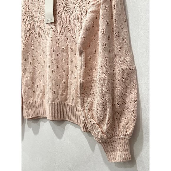 NWT Joie Women's Size S PHILLIPA Pointelle Knit Sweater MSRP $248 - Picture 4 of 12